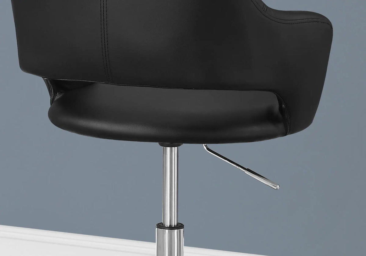 Low-Back Ergonomic Office Chair | Extra-Wide Backrest | Deep Seat | Hydraulic Height Adjustment
