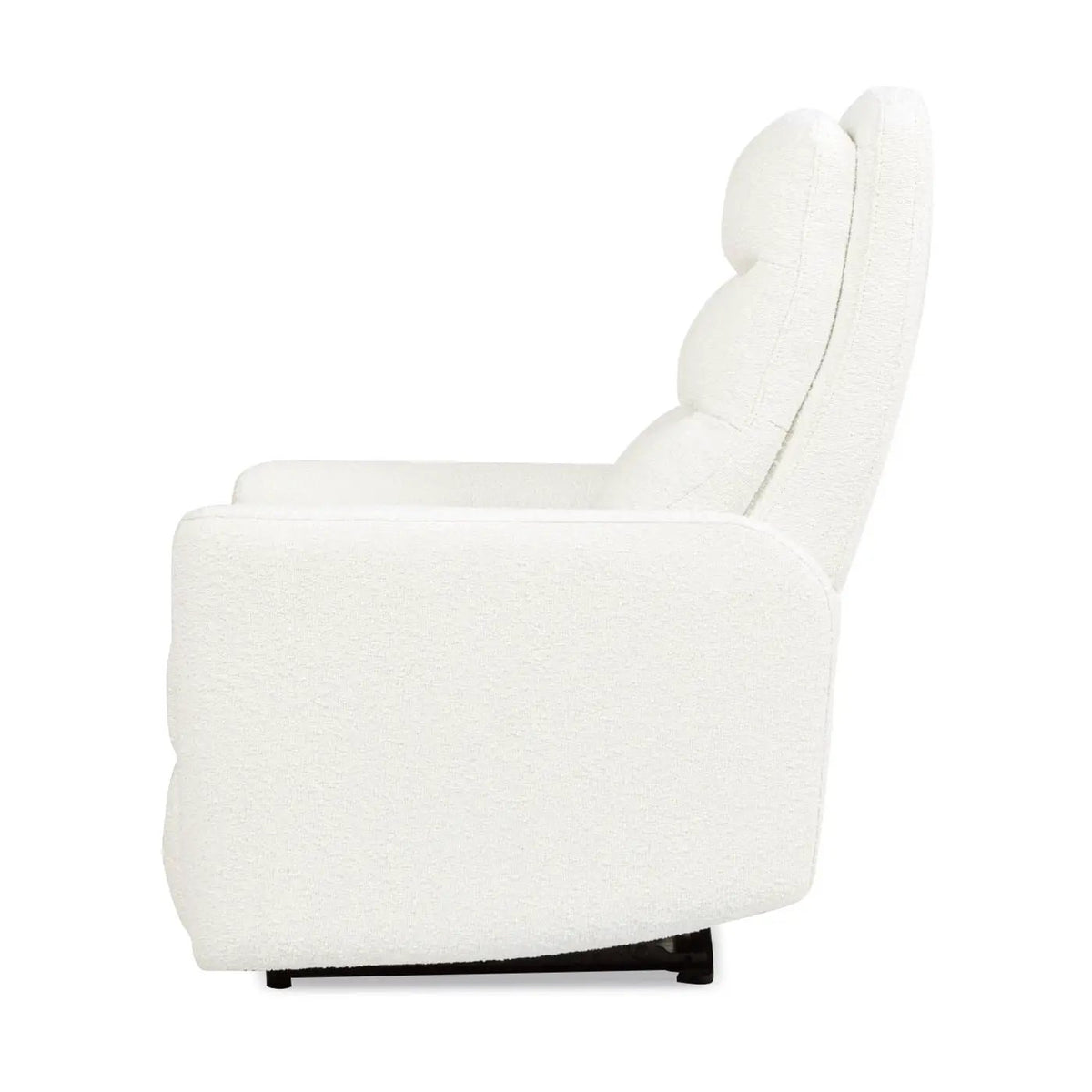 Bloomy High Back Power Recliner | Motion Chair | Powered Reclining | Chiffon White
