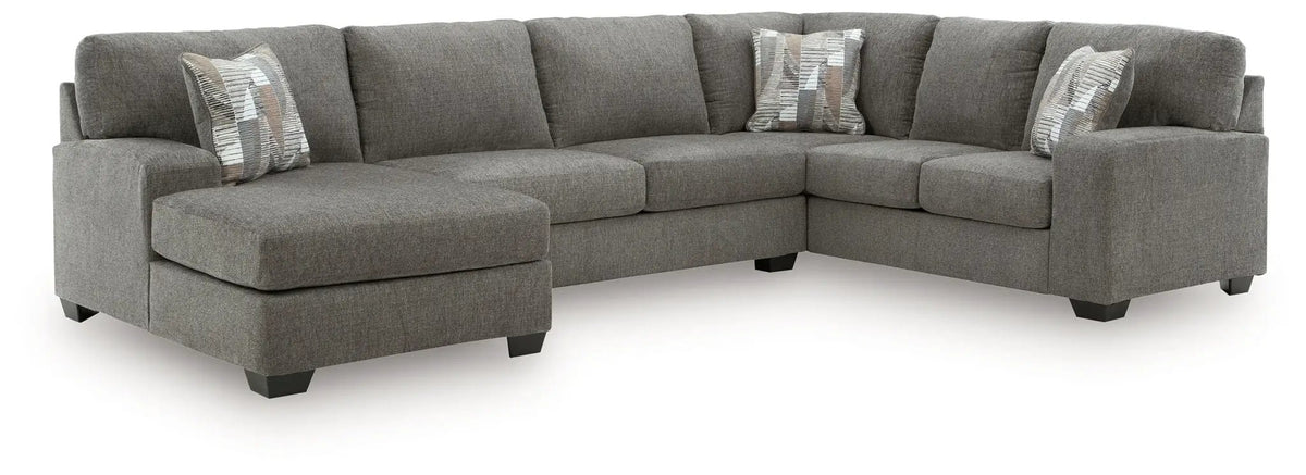 Clarington Sectional | Classic Comfort | Modern Design | 141 Inch Length
