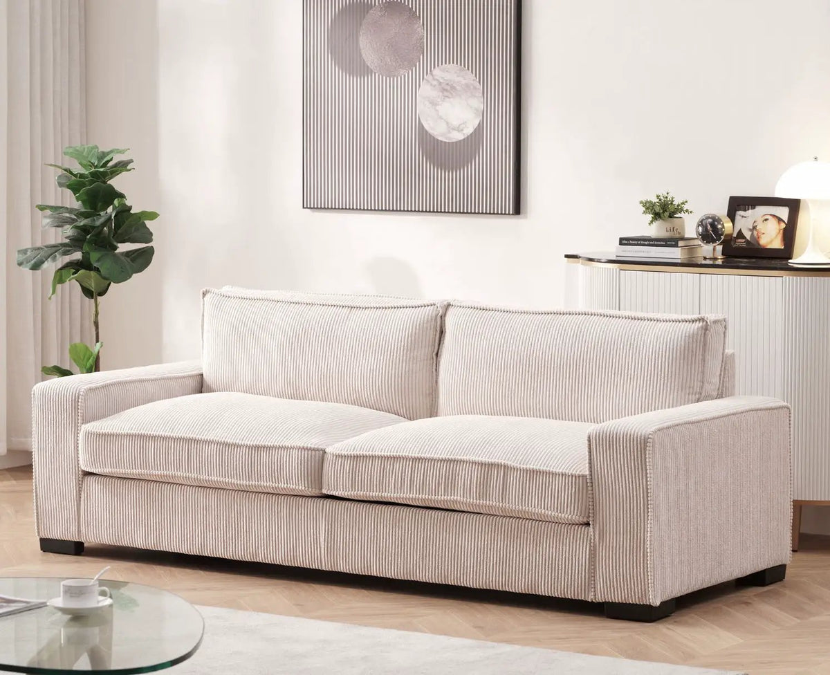 Luxe 3 Seater Sofa | Deep Seat Design | Ultra-Soft Upholstery | Sleek Modern Design