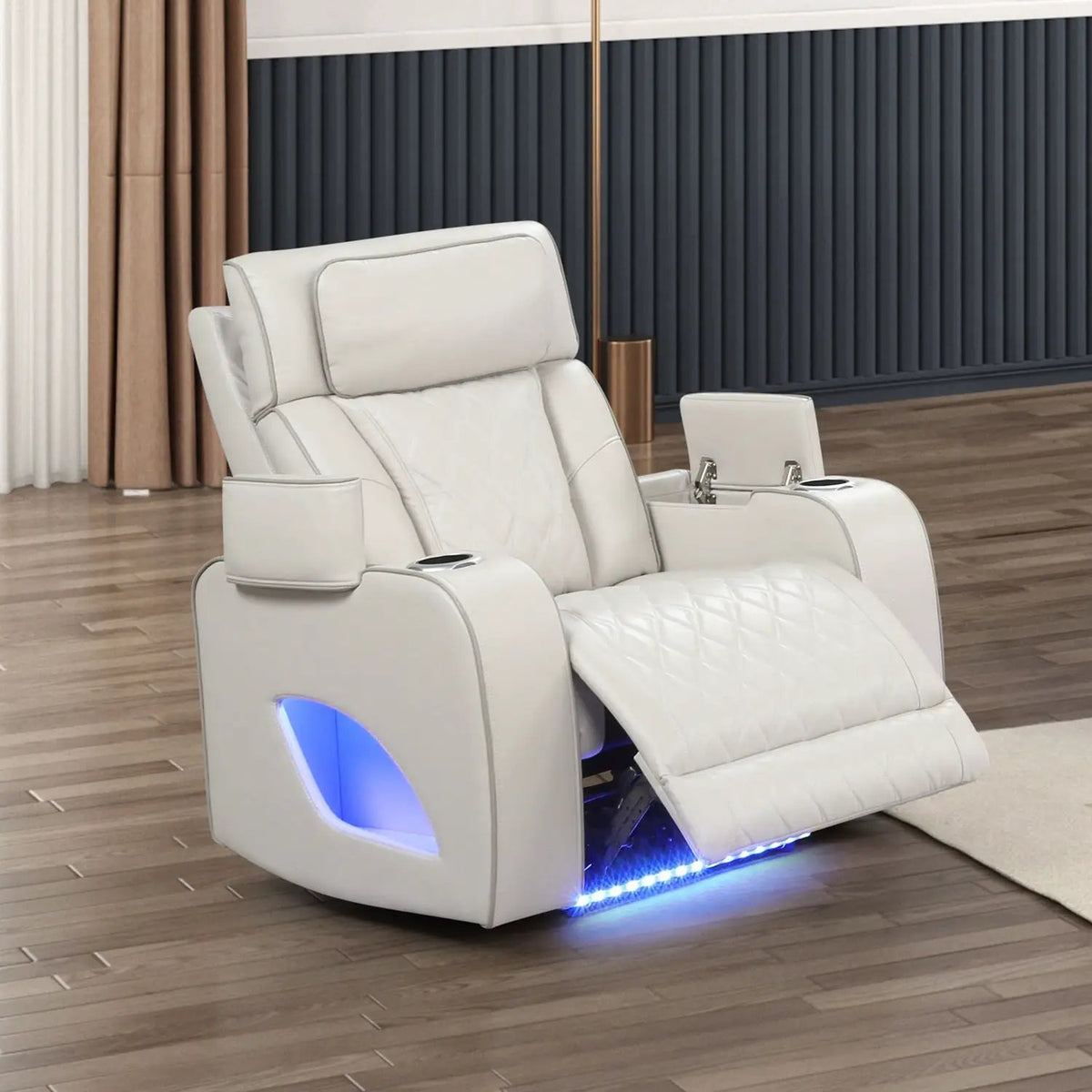 Power Reclining Chair | Vibrating Massage | LED Lighting
