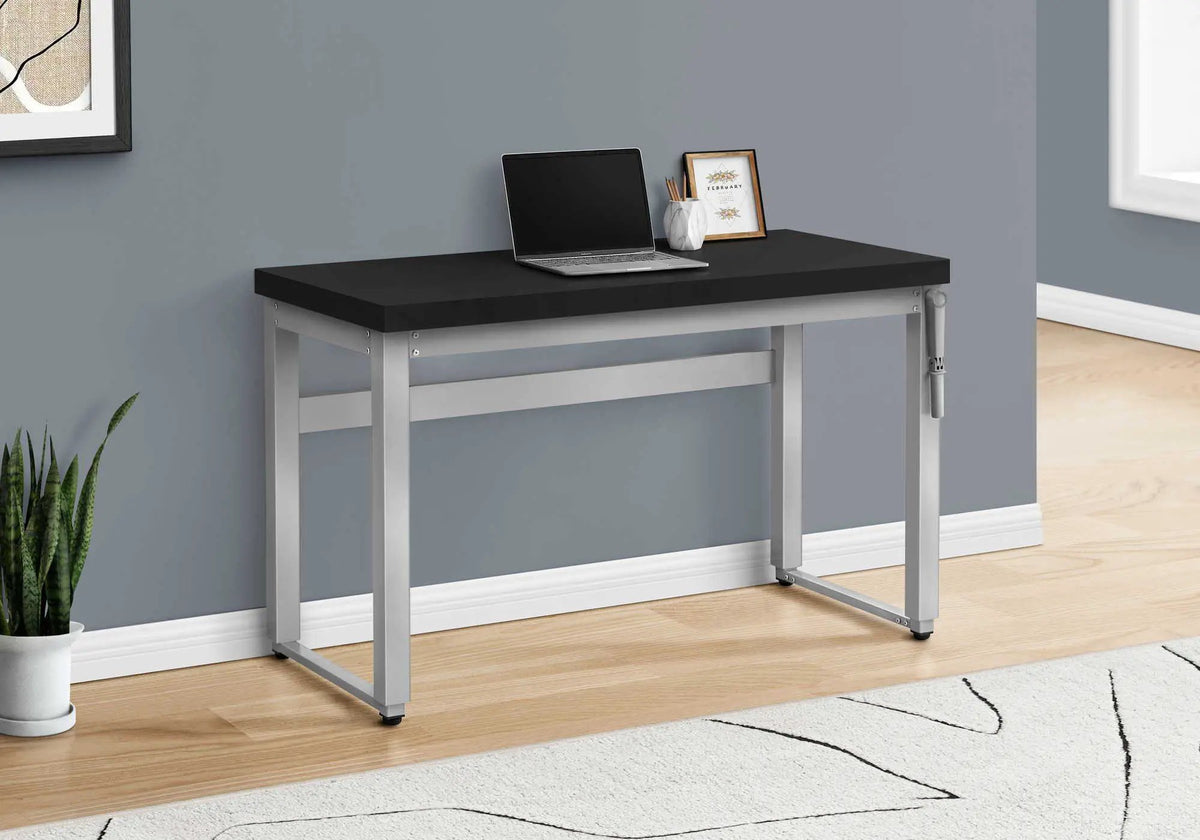 Adjustable Standing Computer Desk | 47.25 Inch Width | Thick Panel Tabletop | Laptop And Writing Use
