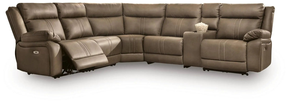 Reclining Sectional | Power Recline | Adjustable Headrests