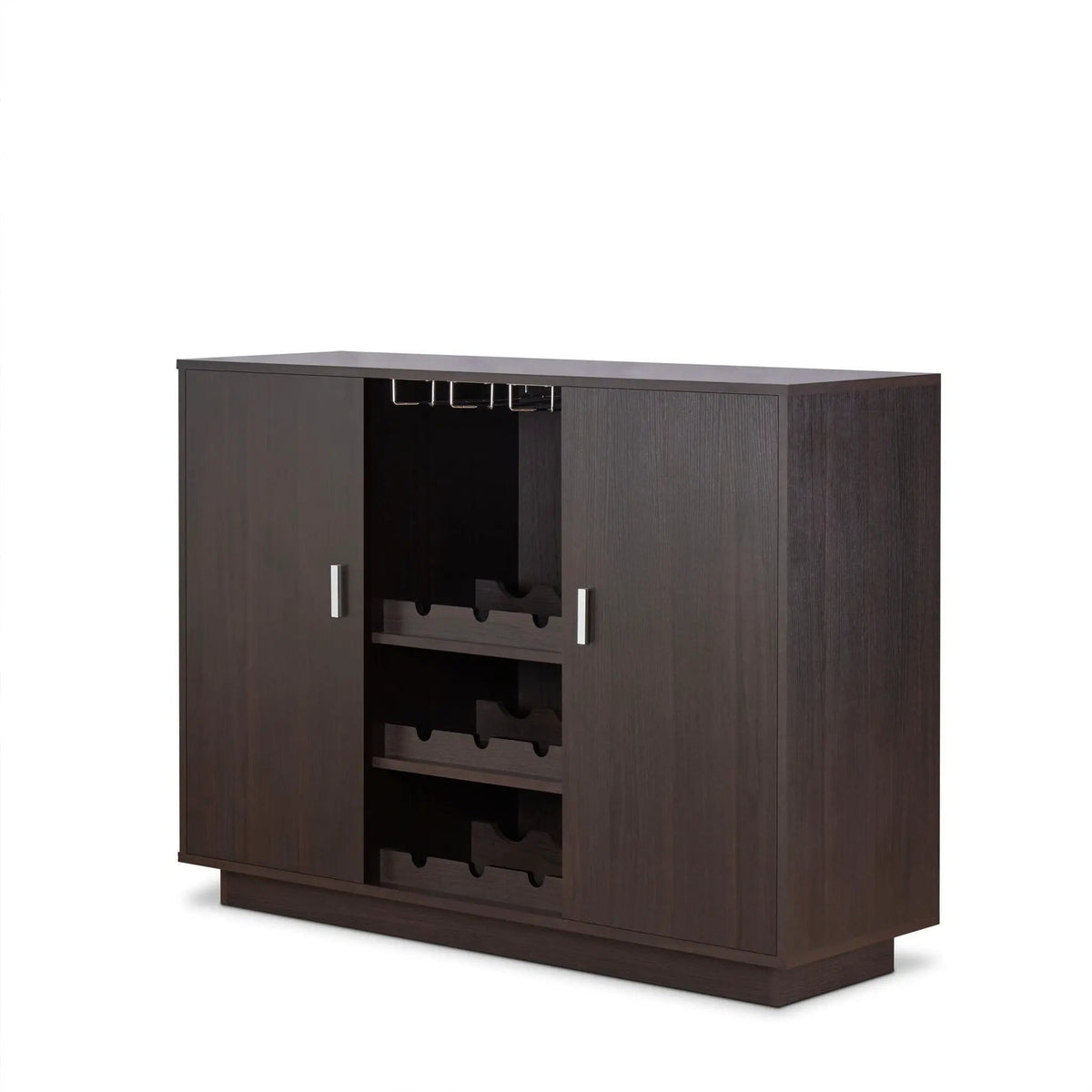 Hazen Wine Cabinet II | 16 x 47 x 35 in | Home Furniture | Espresso