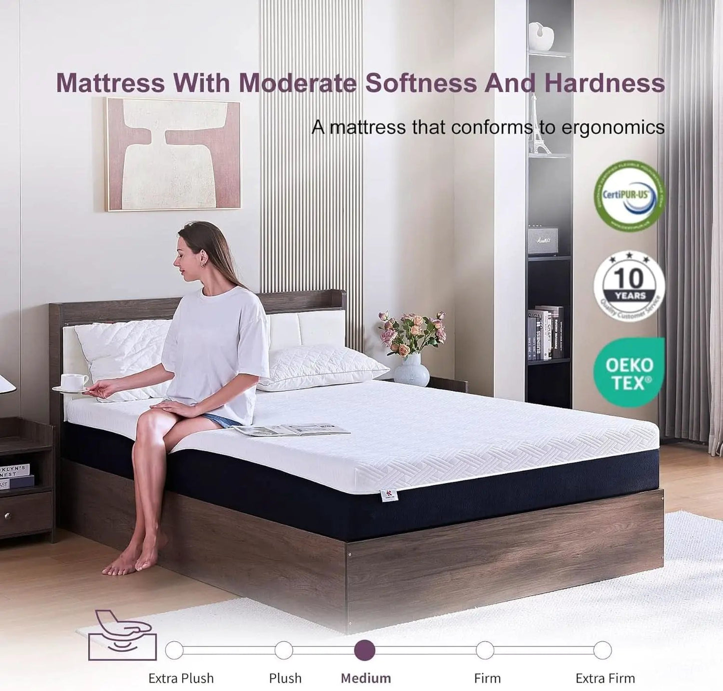 Full Size Orthopedic Cooling Memory Foam Mattress Pro from PriceLows™