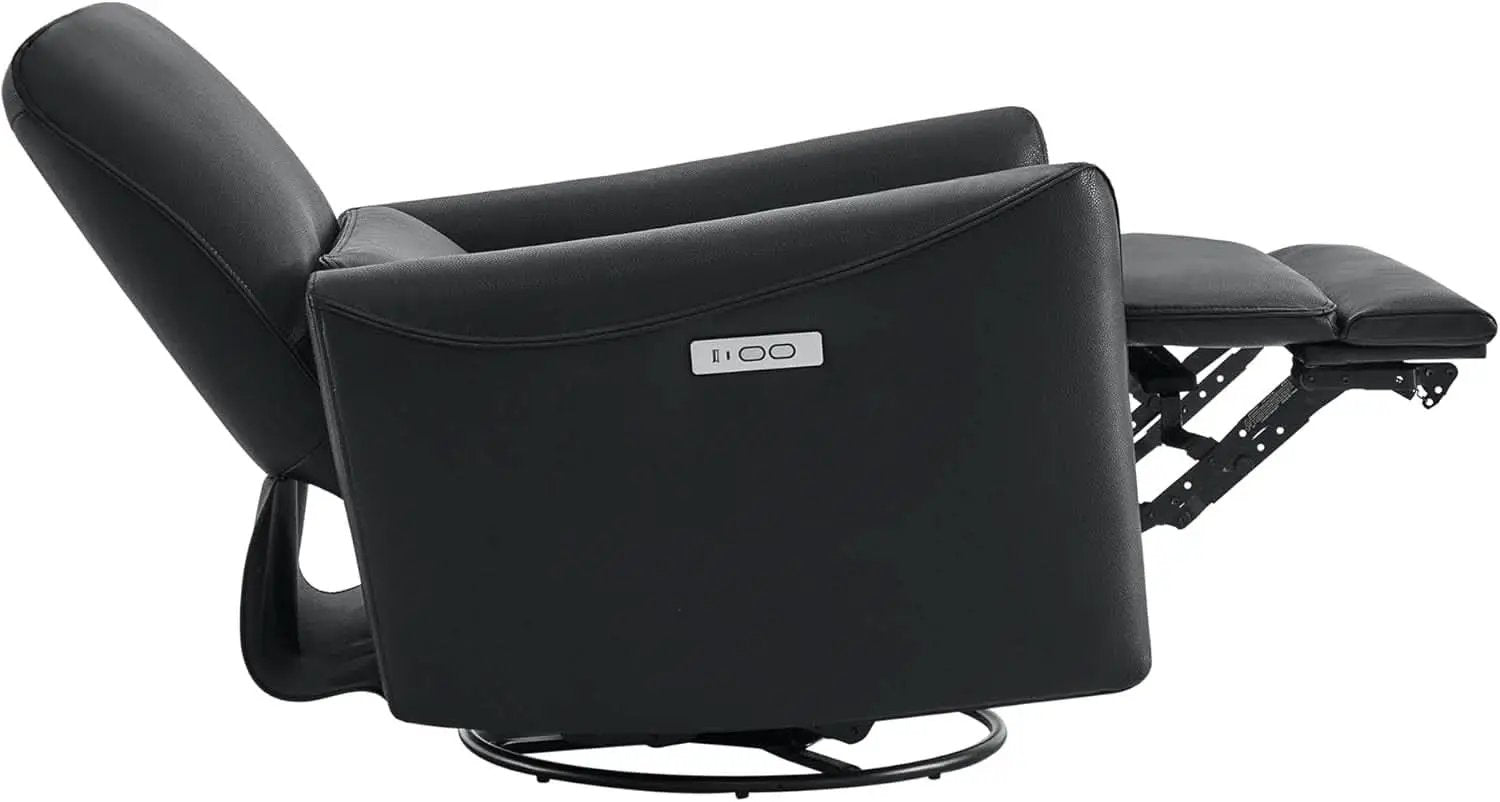 Power Recliner Chair USB Charging Lumbar Support Black from PriceLows™