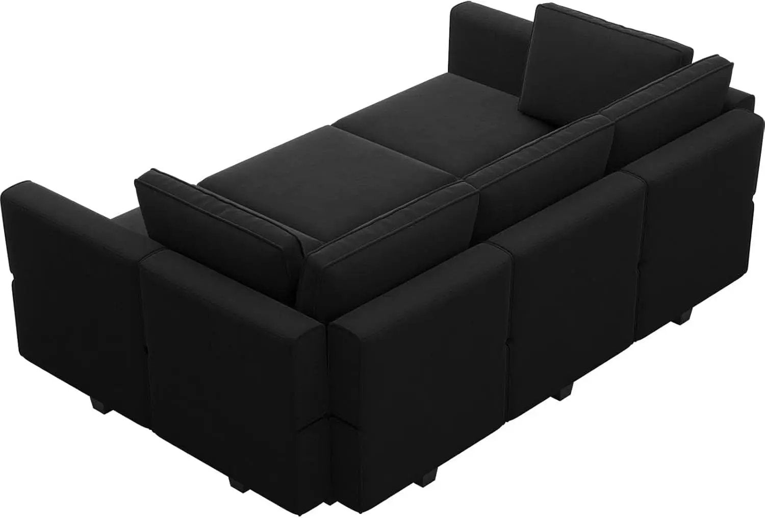 Modular Velvet Sectional Sofa With Chaise For Living Room from PriceLows™
