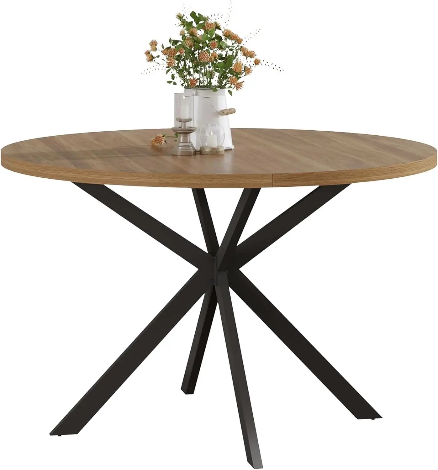 Walnut Dining Table For Four Farmhouse Kitchen Rustic from PriceLows™