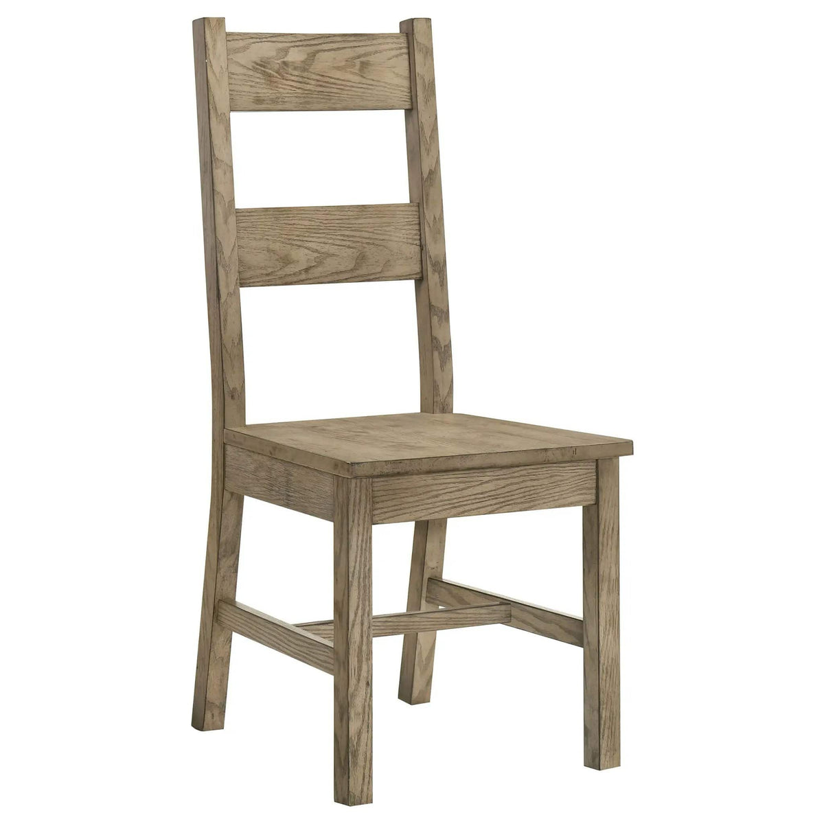Cardova Solid Wood Dining Side Chair Vineyard Oak (Set of 2) | 18.5 x 21 x 42.25 in | Solid Wood & Rubberwood | Dining Room