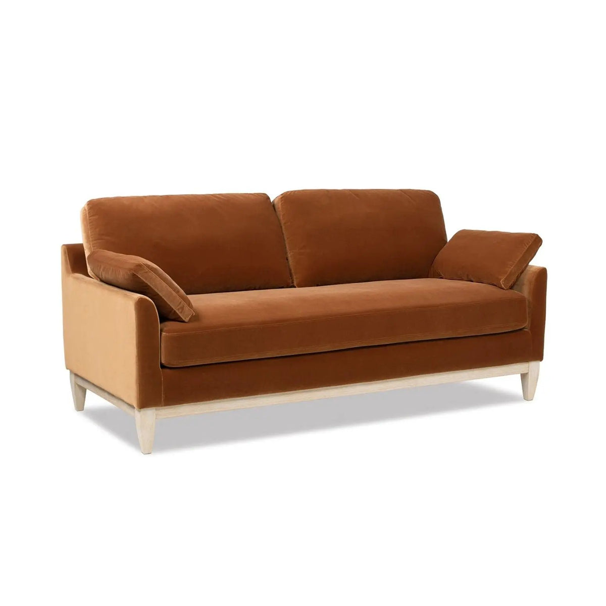 Pasadena Modern Farmhouse Sofa | Bench Seat Cushion | Performance Upholstery | Sustainable Natural Rubber