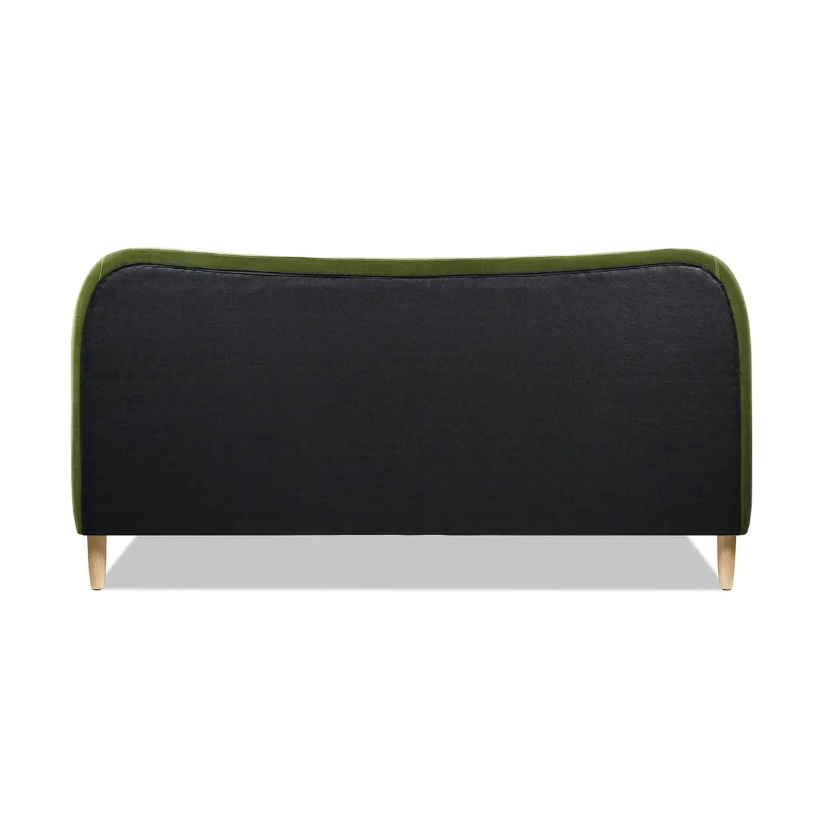 Roman Upholstered Platform Bed | Curved Headboard | Upholstered Rails | Eco-Friendly Construction