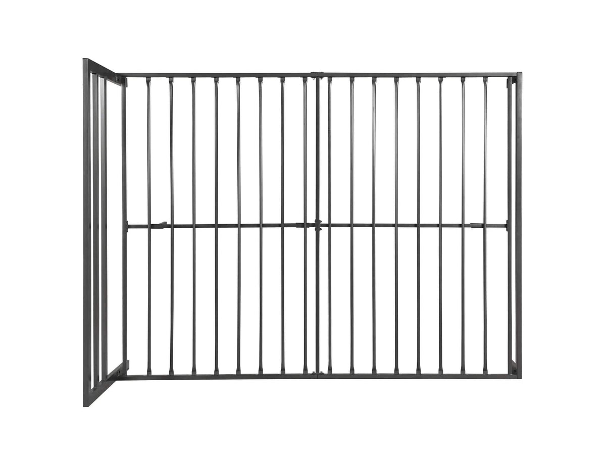 Metal Bed Frame With Headboard | 84.05 x 61.42 x 36.6 in | Metal | Bedroom