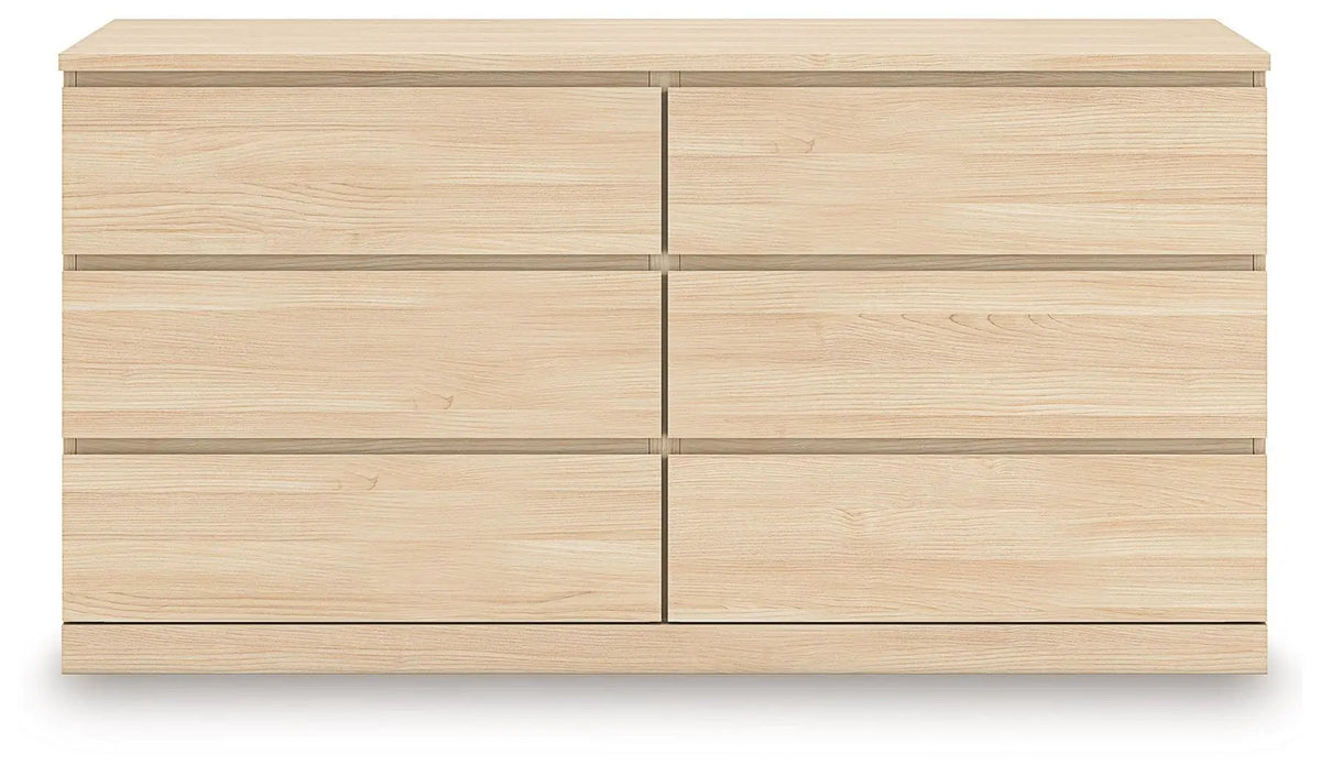 Onita Six Drawer Dresser | 59.76 Inch Width | Minimal Design | Hardware-Less Look