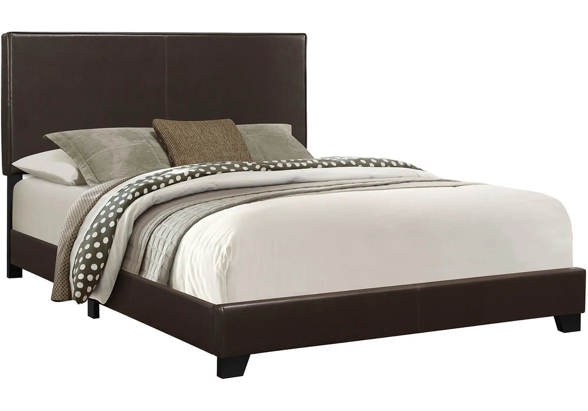 Upholstered Storage Bed | Transitional Style | Low Profile Platform Frame | 45.75 Inch Height