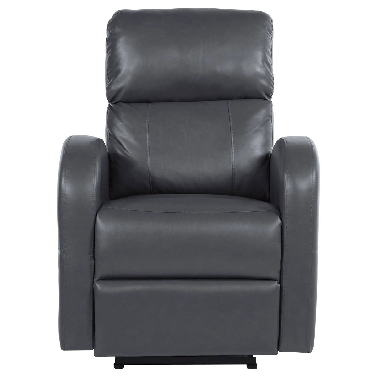 Meglia Power Recliner Chair | Button-Operated Reclining | Rounded Arms | Contemporary Neutral Design