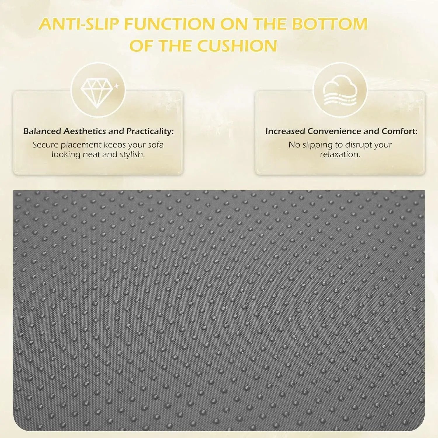 Outdoor Cushions 14 Piece Set Gray Water Repellent For 6 Seat Patio Sofa from PriceLows™