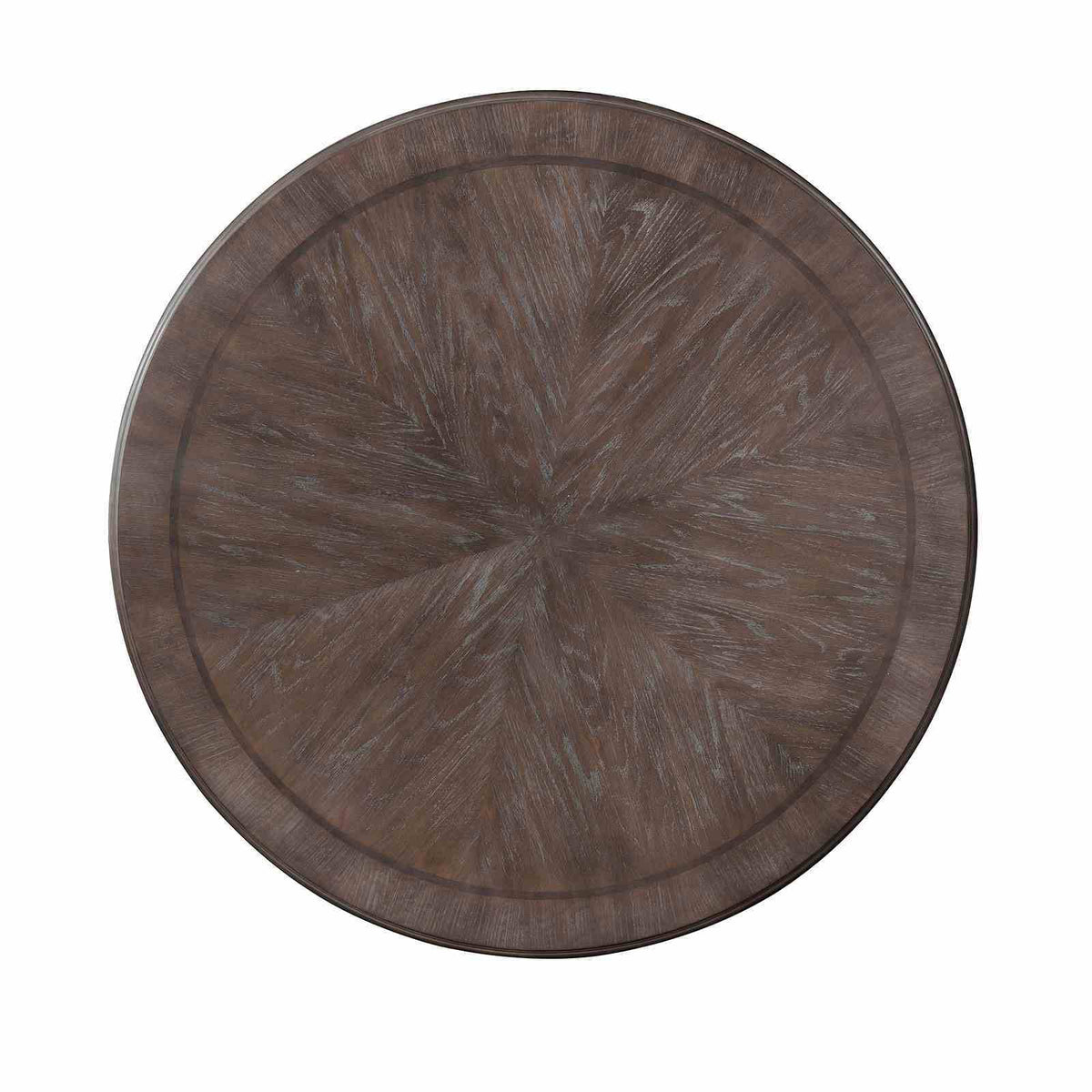 Round Dining Set | 7-Piece | Rustic Style | Pedestal Base Table With Side Chairs