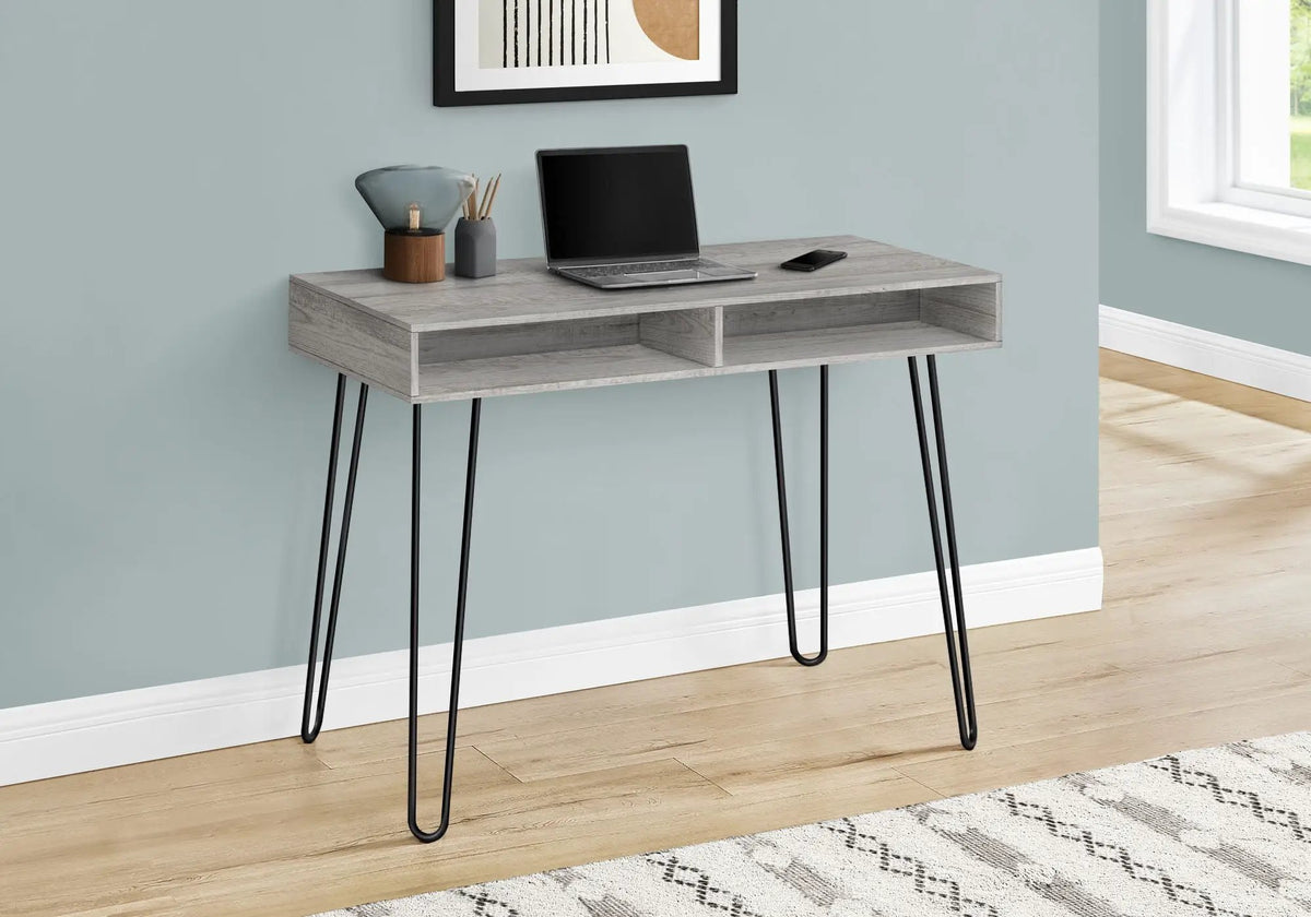 Computer Desk With Cubbies | 40 Inch Width | Left Or Right Setup | Sleek Laminate Finish