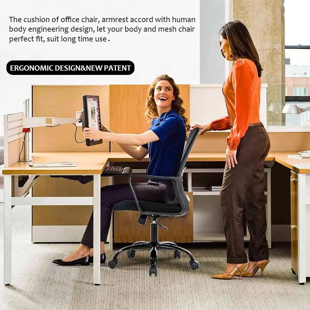 Ergonomic Mesh Office Chair With Lumbar Support Adjustable from PriceLows™