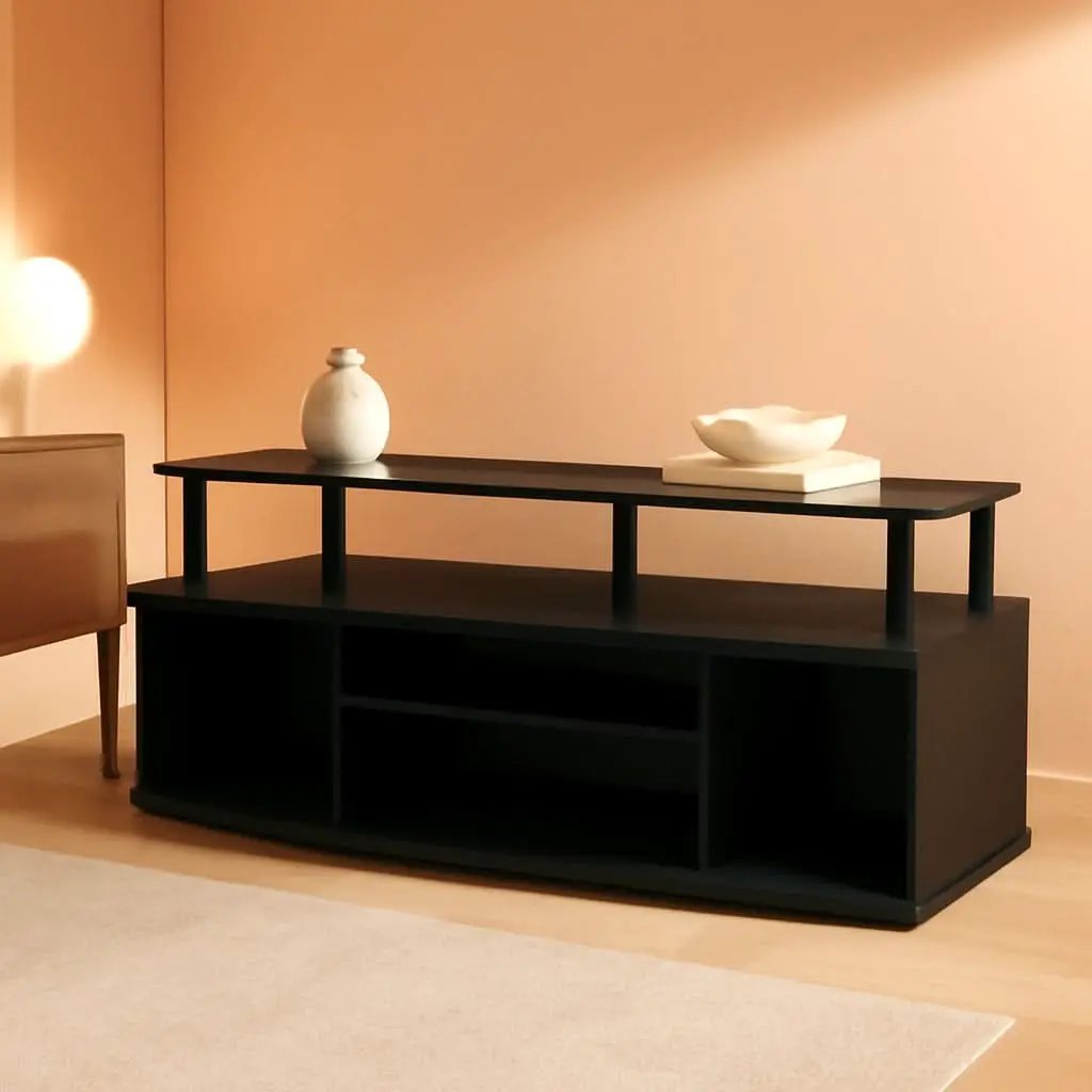 Jaya Large Entertainment Center For 55 Inch TV Blackwood from PriceLows™