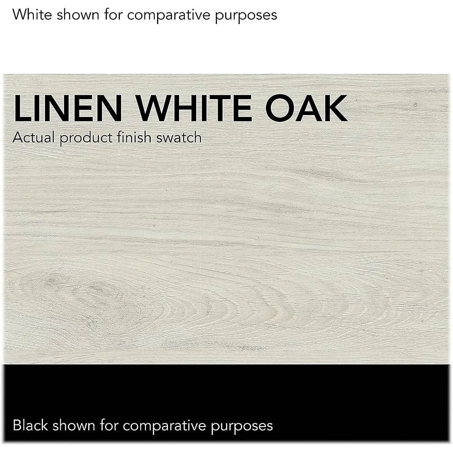 Linen White Oak 5 Shelf Bookcase Set 2 Tall 66H 32W 13D from PriceLows™