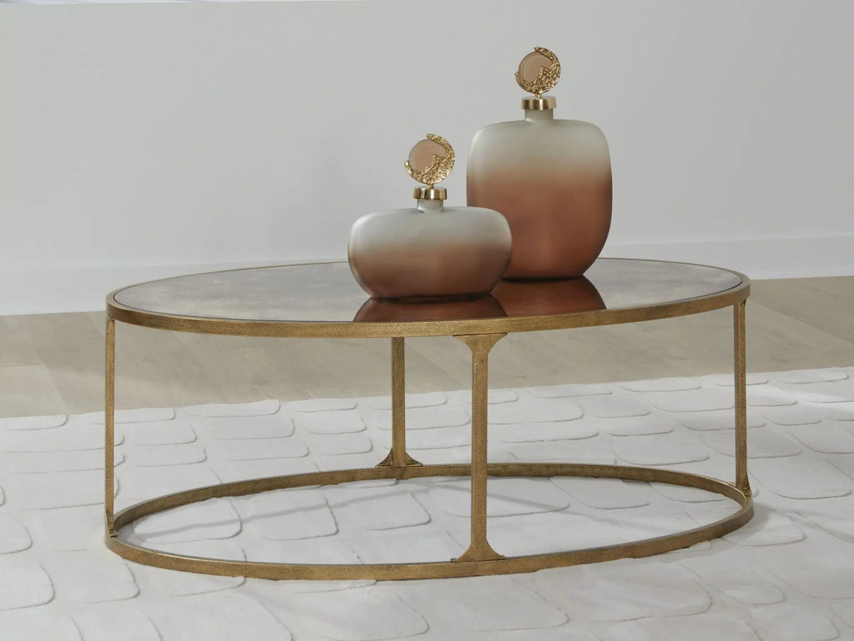 Korajane Table | 2 Pieces | Faux Marble & Tempered Glass | Living Room