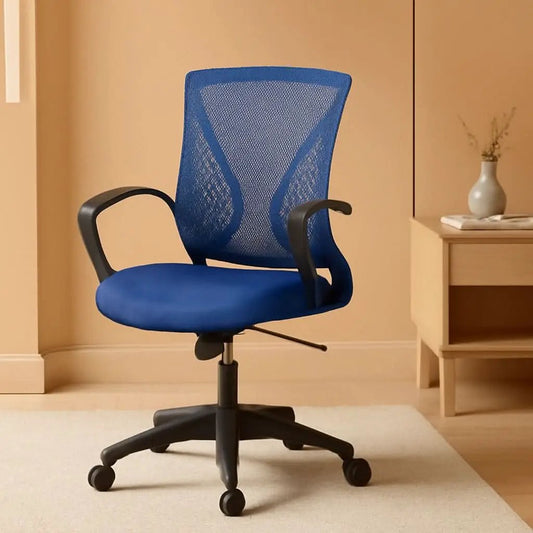 Blue Ergonomic Mesh Back Gaming Chair With Lumbar Support from PriceLows™