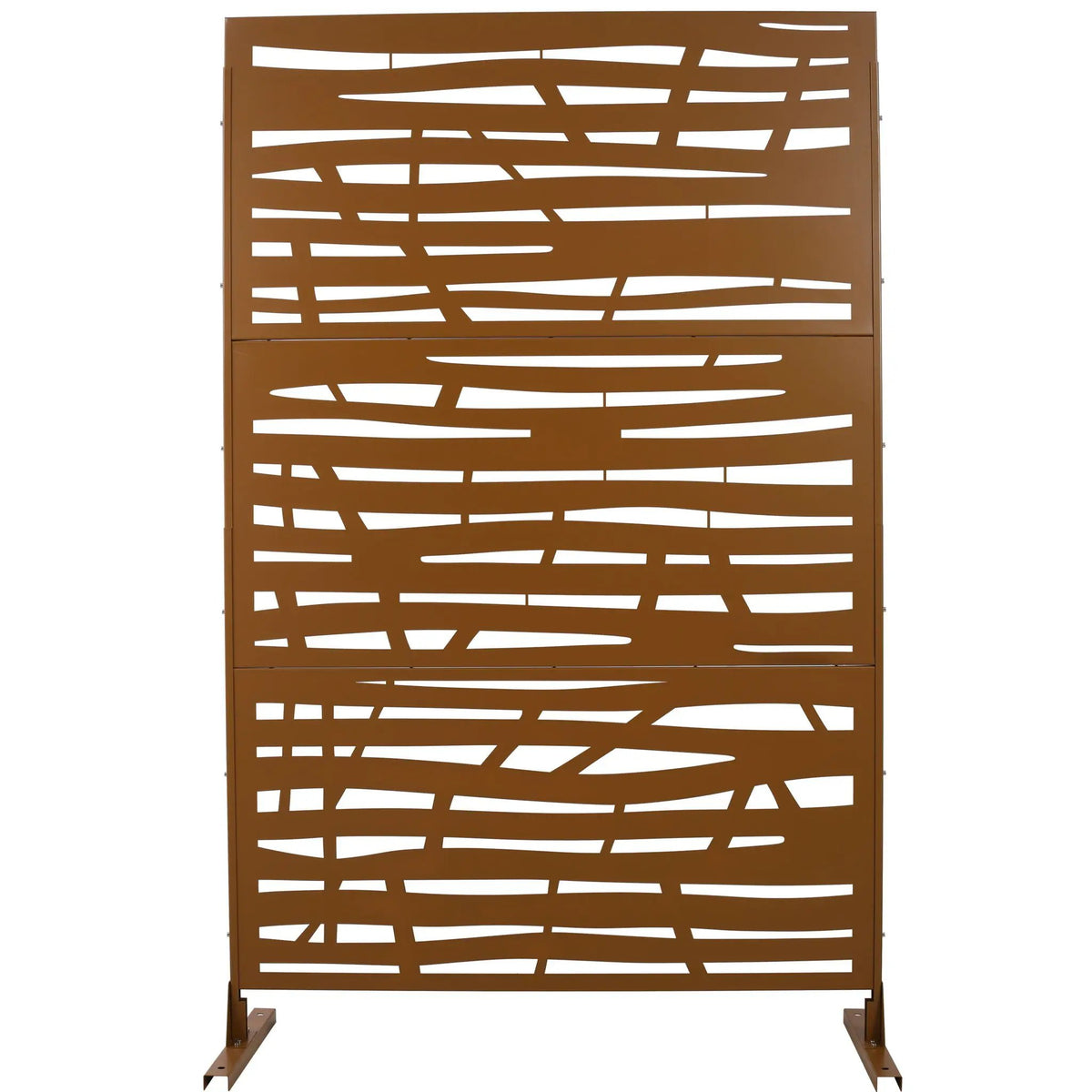Metal Privacy Screen | Heavy Duty Room Divider | Indoor Outdoor Use