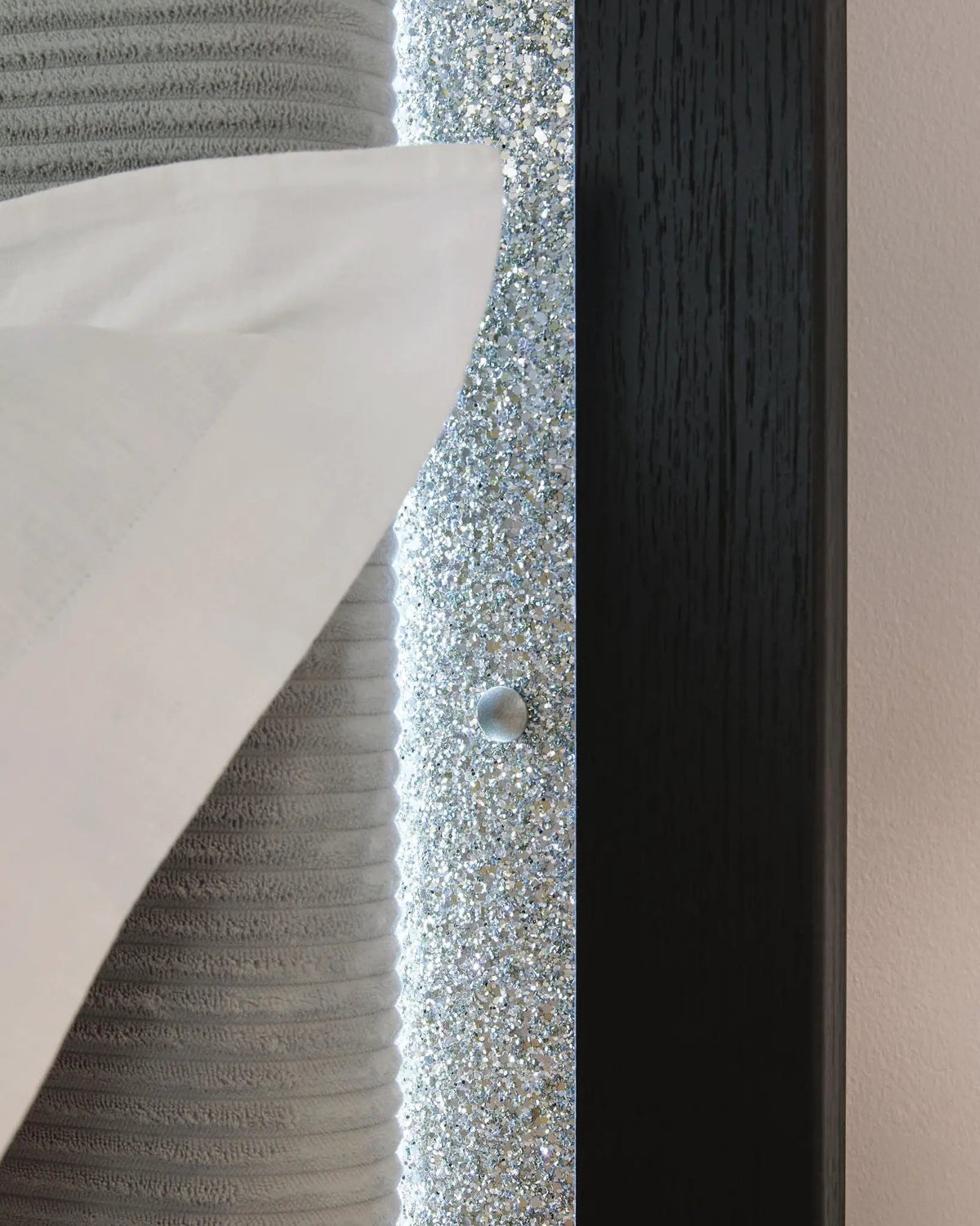 Maeling Upholstered Panel Headboard | Modern Glam Style | Crisp Matte Finish | 52.76 Inch Height