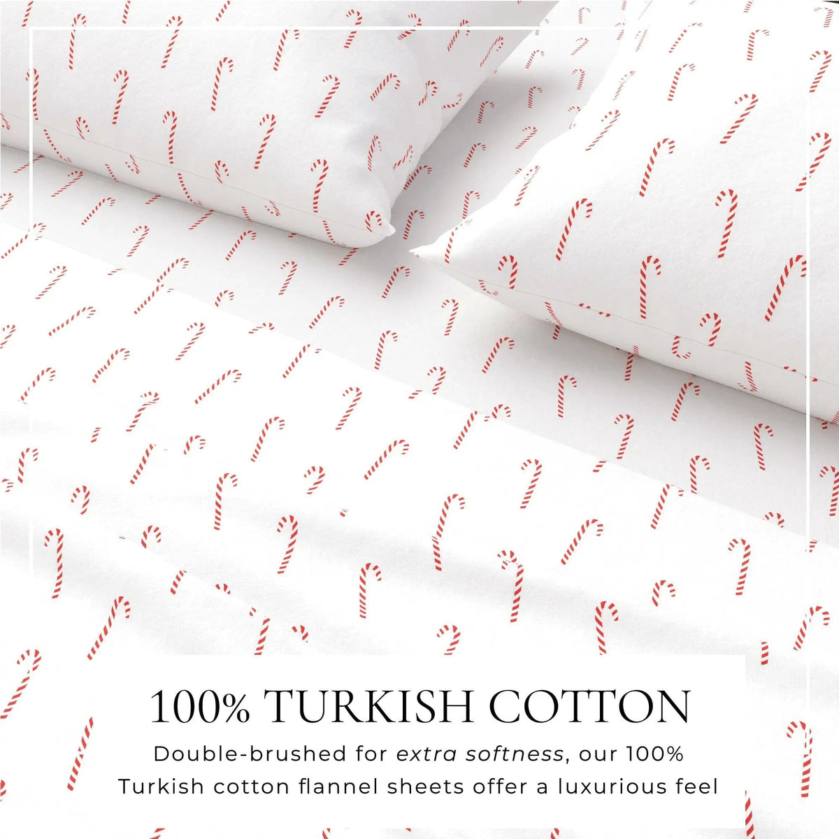 100% Turkish Cotton Flannel Sheet Sets - Boulder Collection from PriceLows™