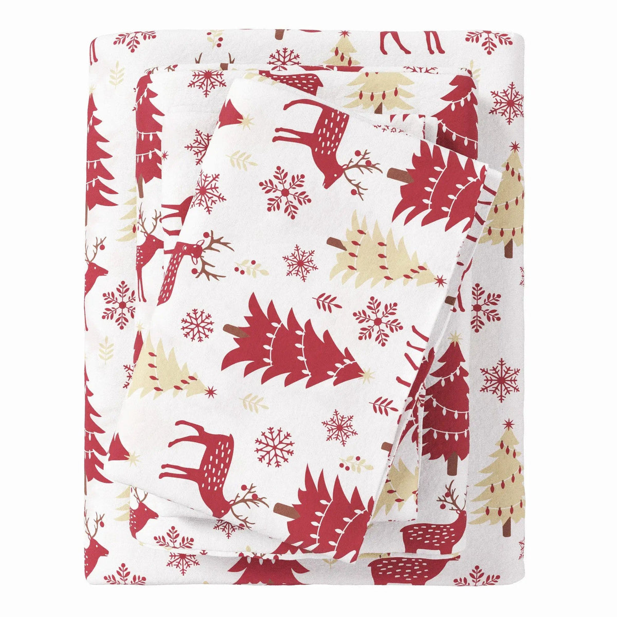 100% Turkish Cotton Flannel Sheet Sets - Boulder Collection from PriceLows™
