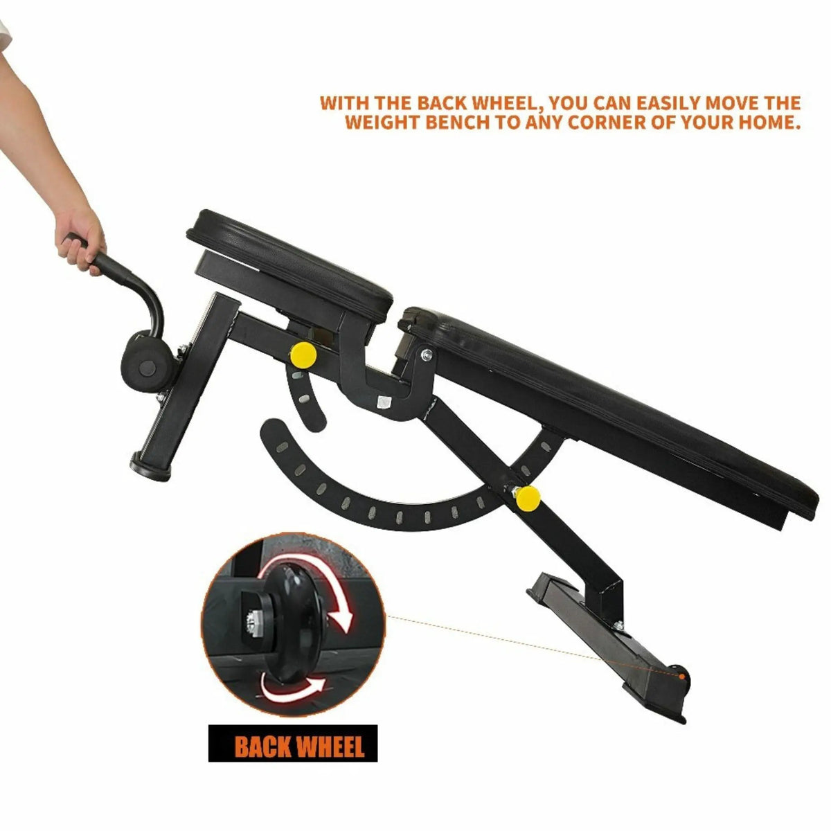 Power Squat Cage | 1000 Lb Capacity | Weight Bench Included | 19 Vertical Holes