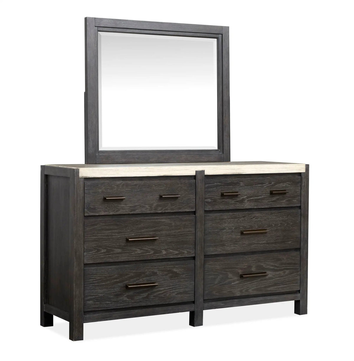 Plum Creek Drawer Dresser | 68 Inch Width | Seasonless Style | Tranquil Elegance