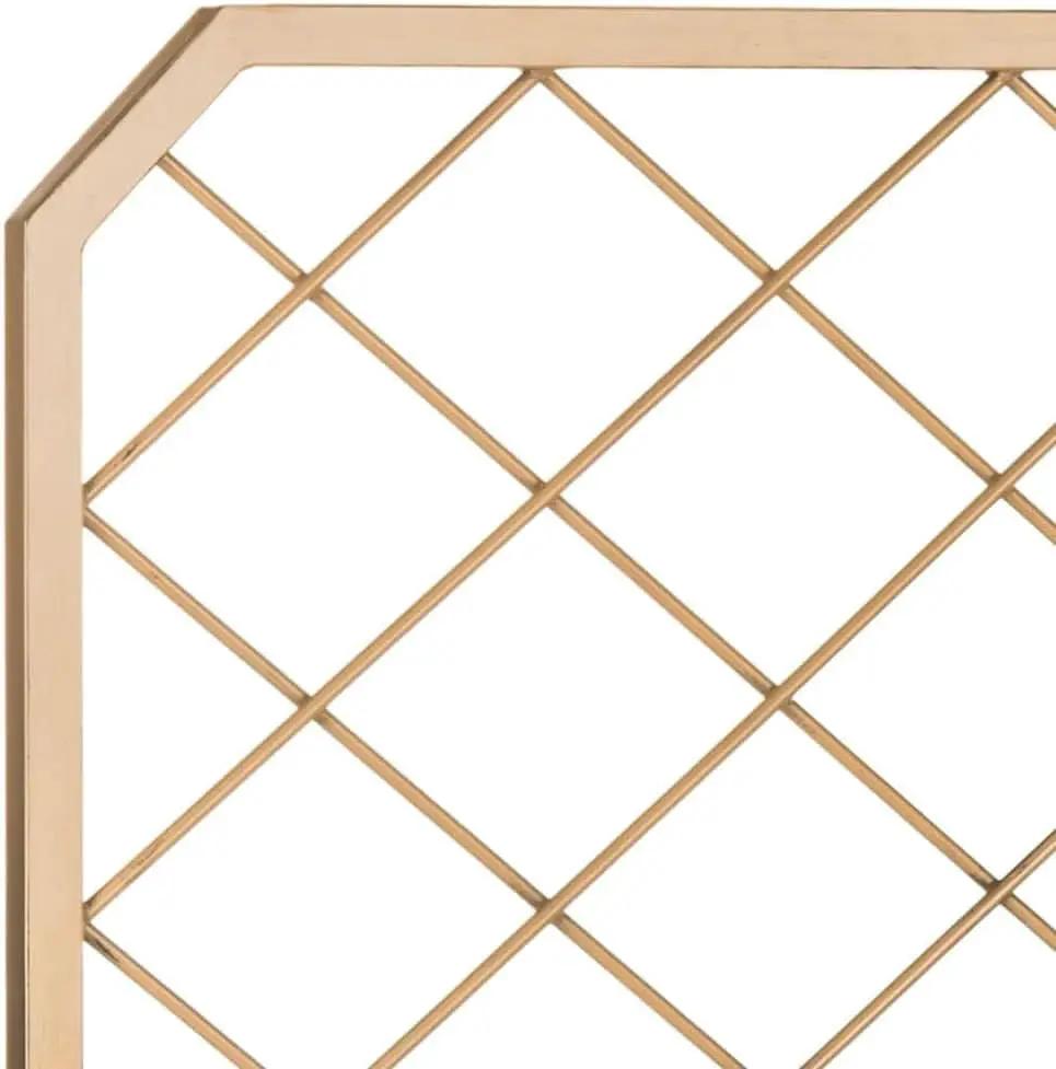 Queen Antique Gold Stitch Headboard for Stylish Bedrooms from PriceLows™
