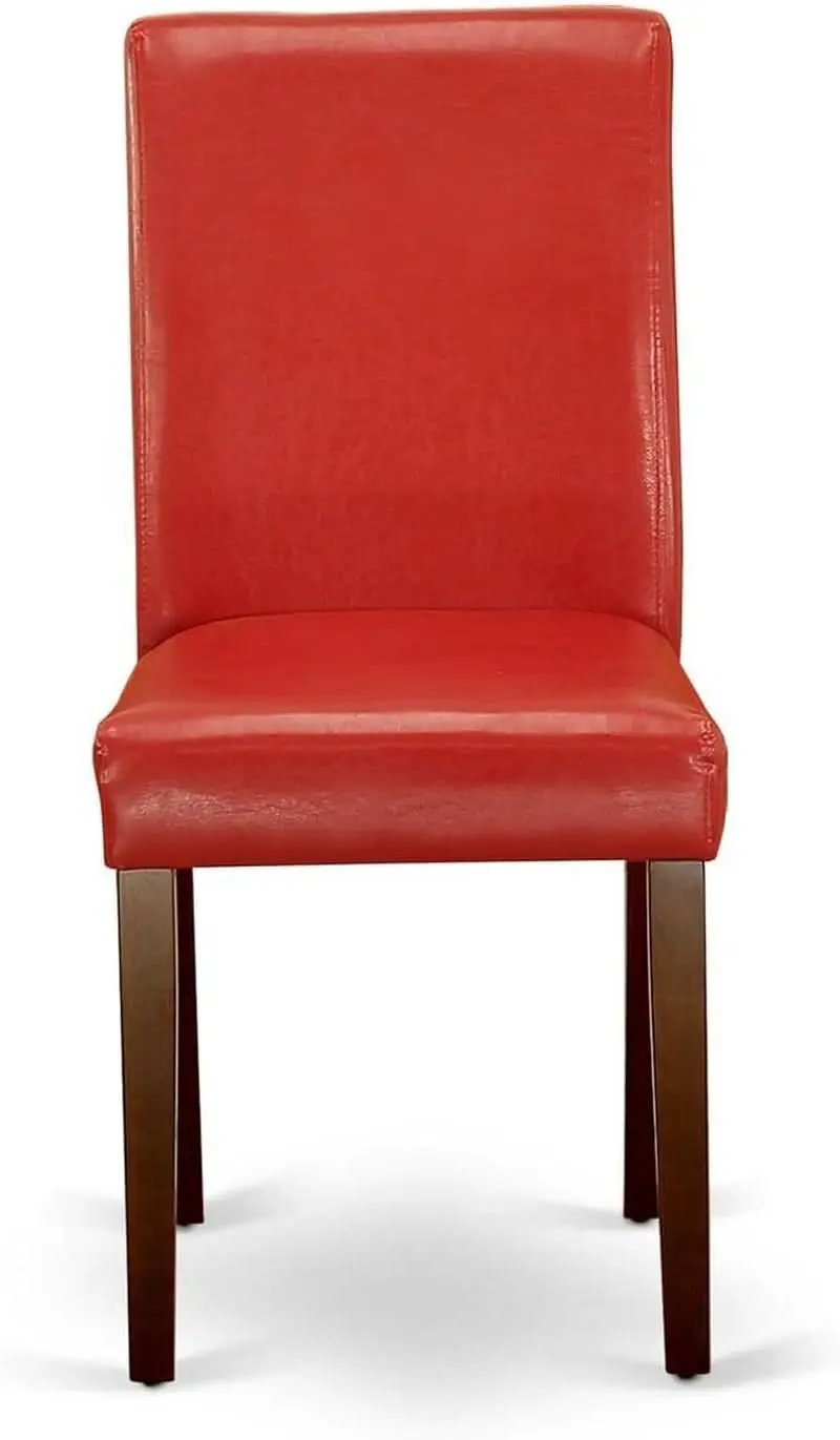 Firebrick Red Padded Dining Chairs For Dining Room from PriceLows™