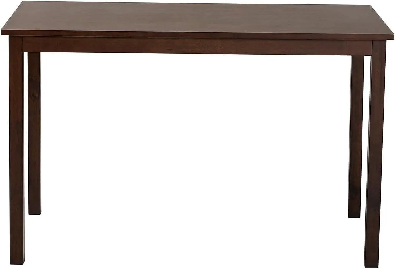Andrew Modern Dining Table Dark Brown Hardwood Finish from PriceLows™