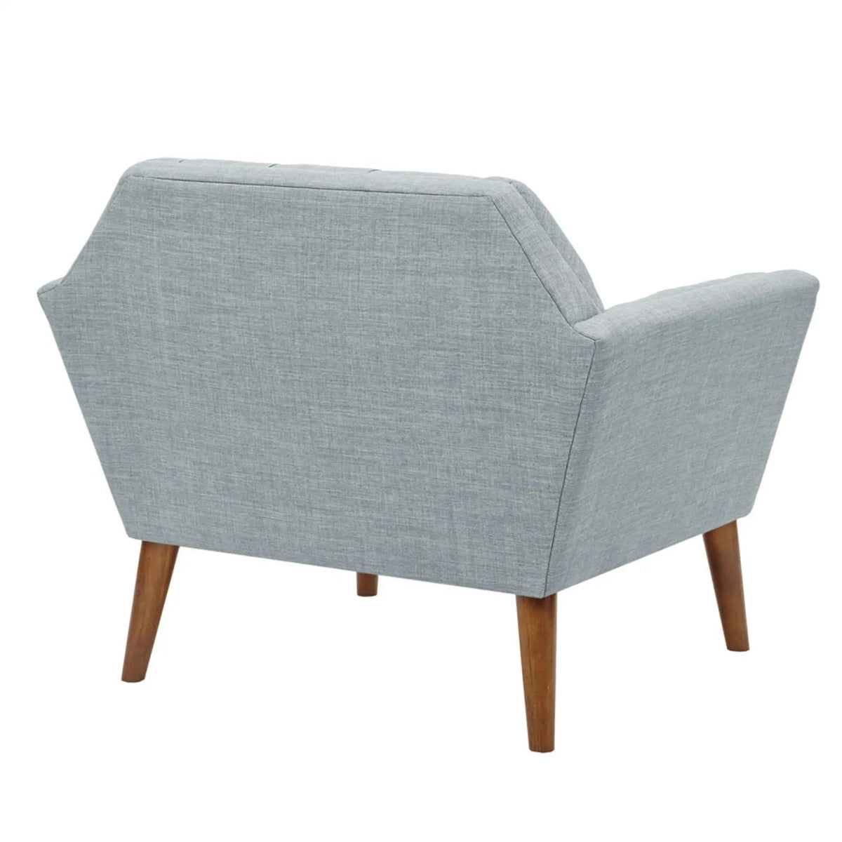 Modern Lounge Chair | Button Tufting | Mid-Century Design | Comfortable Armrests