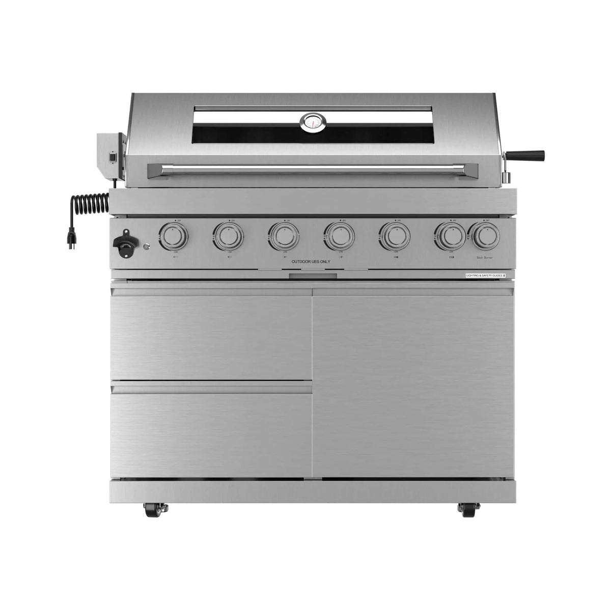 Blaze 108 Inch 6 Burner 85K BTU Deluxe Stainless Steel Liquid Propane Outdoor | 108 Inch | 6-Burner | Outdoor Kitchen Island