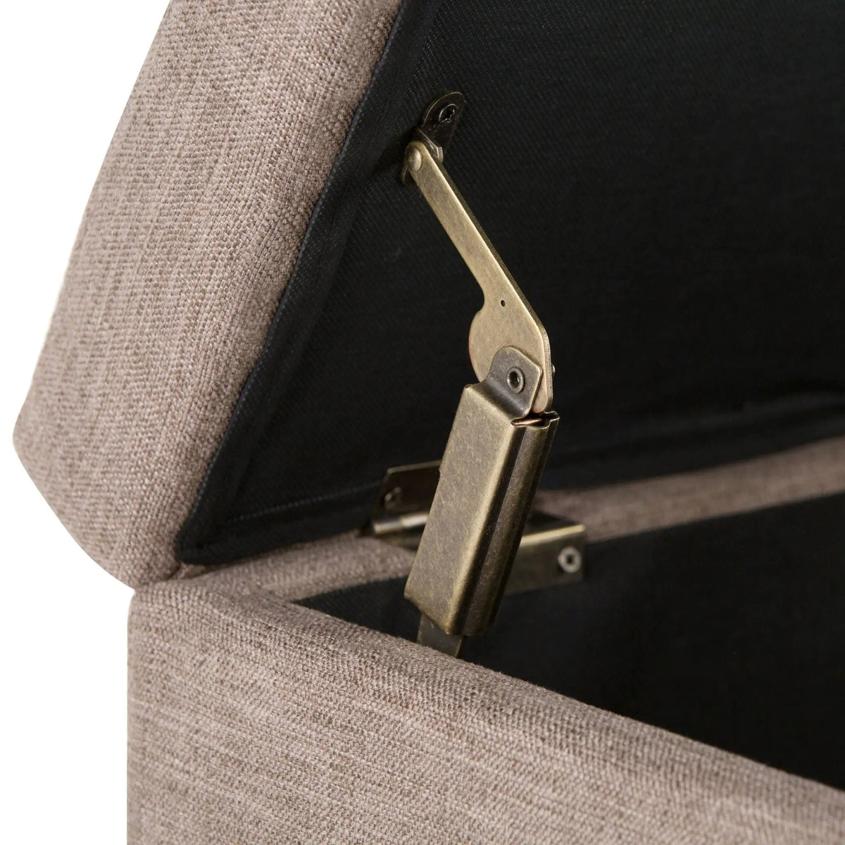 Storage Ottoman Bench | Solid Wood Frame | High Density Foam
