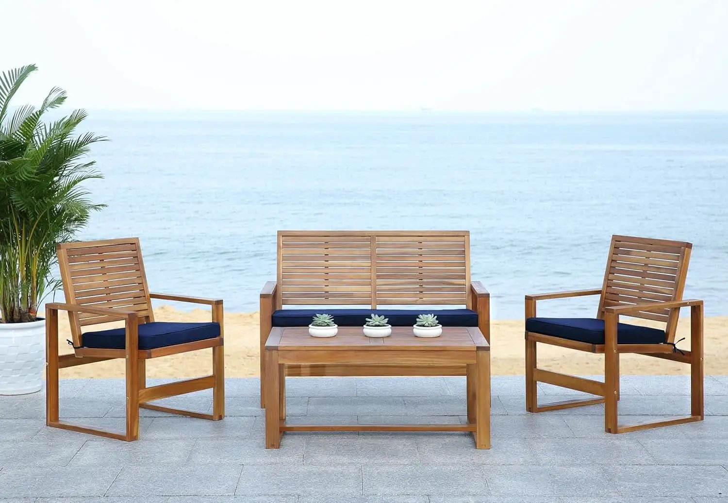 Acacia Patio Furniture Set for Outdoor Dining Comfort from PriceLows™