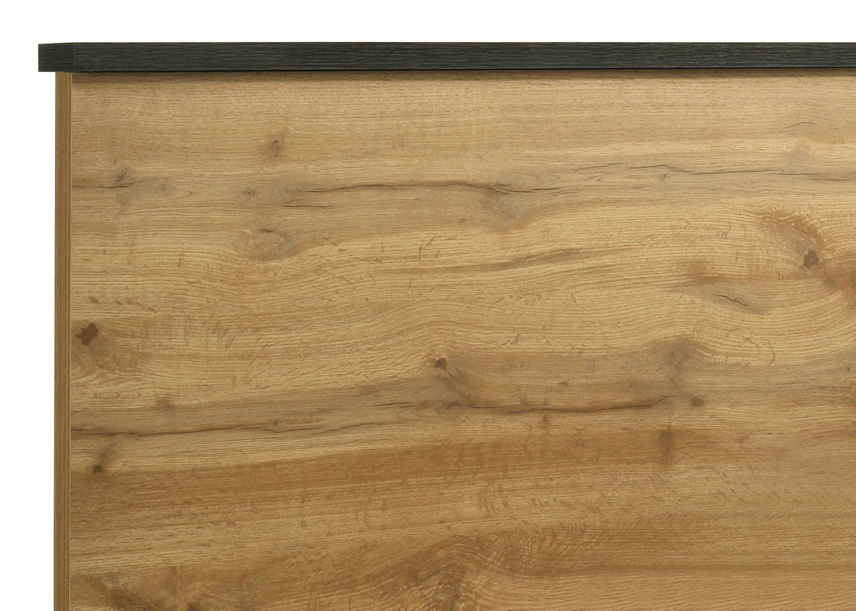 Kaywood 52-inch Eastern King Panel Bed Natural Pine | 78.25 x 85.25 x 51.5 in | Engineered Wood & Veneer | Bedroom