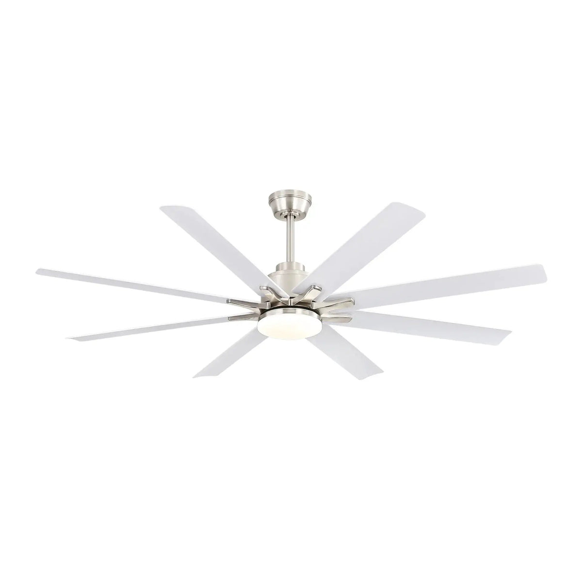 Ceiling Fan | 66 Inch | 8 Blade | Dimmable LED Light