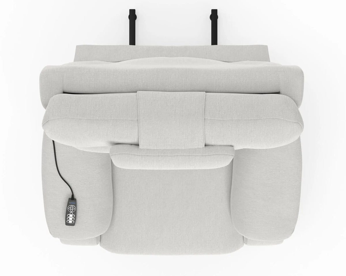 Snoozer Power Lift Power Headrest Lay Flat Recliner With CR3 Heat / Massage / Zero | 3 Pieces | Fabric | Living Room