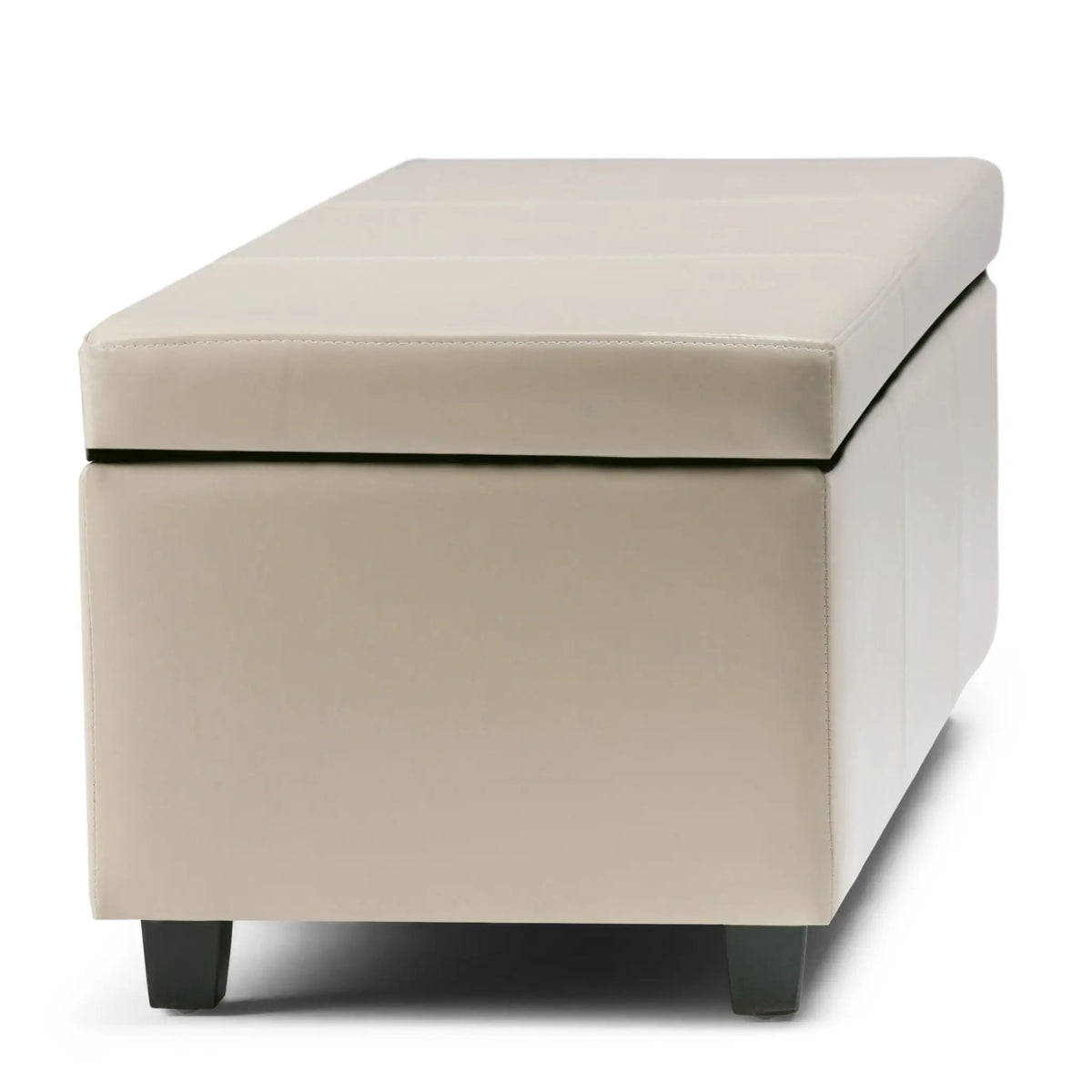 Storage Ottoman Bench | Solid Wood Frame | High Density Foam