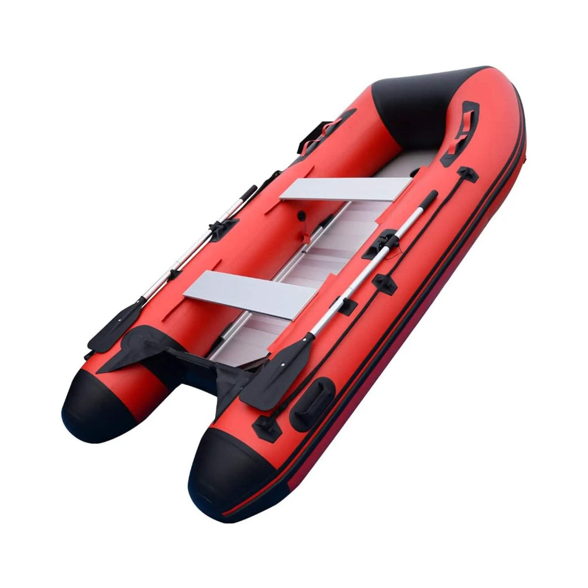10FT Inflatable 4-Person Rafting Fishing Dinghy Tender Pontoon Boat | 4-Person | 10 ft | Inflatable Boat