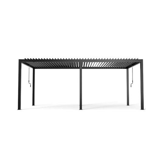 Modern Durable All-Weather Outdoor Pergola With Aluminum Frame And Steel Louvers | Steel | Outdoor Living Use | Outdoor Living