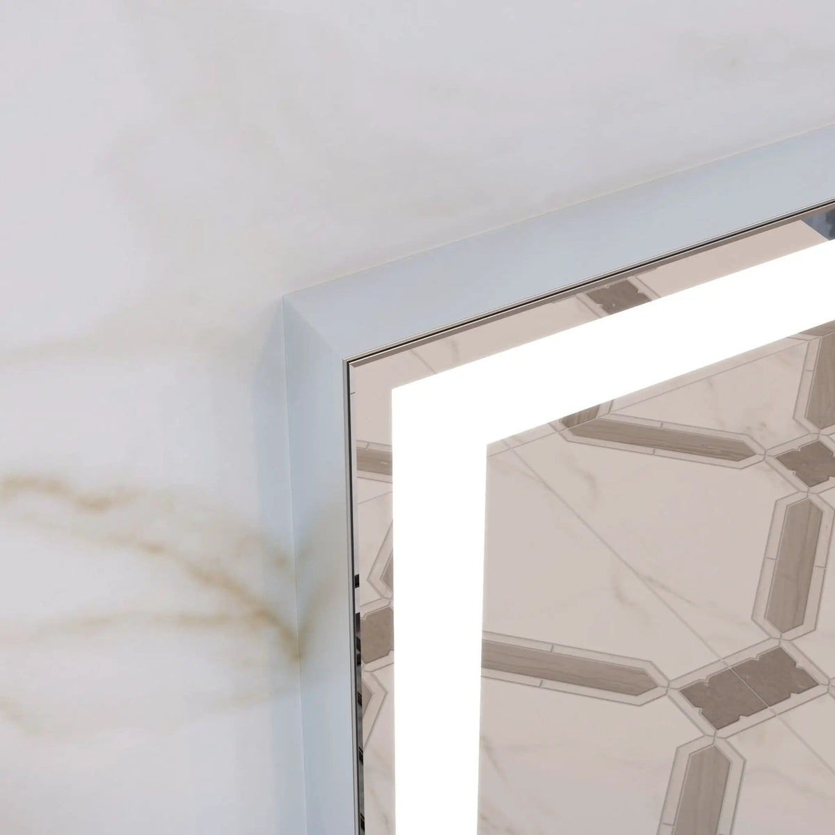 LED Bathroom Vanity Mirror Wall Mounted Adjustable / Warm / Natural Lights Anti-Fog | 3 Pieces | Bathroom Furniture | Bathroom