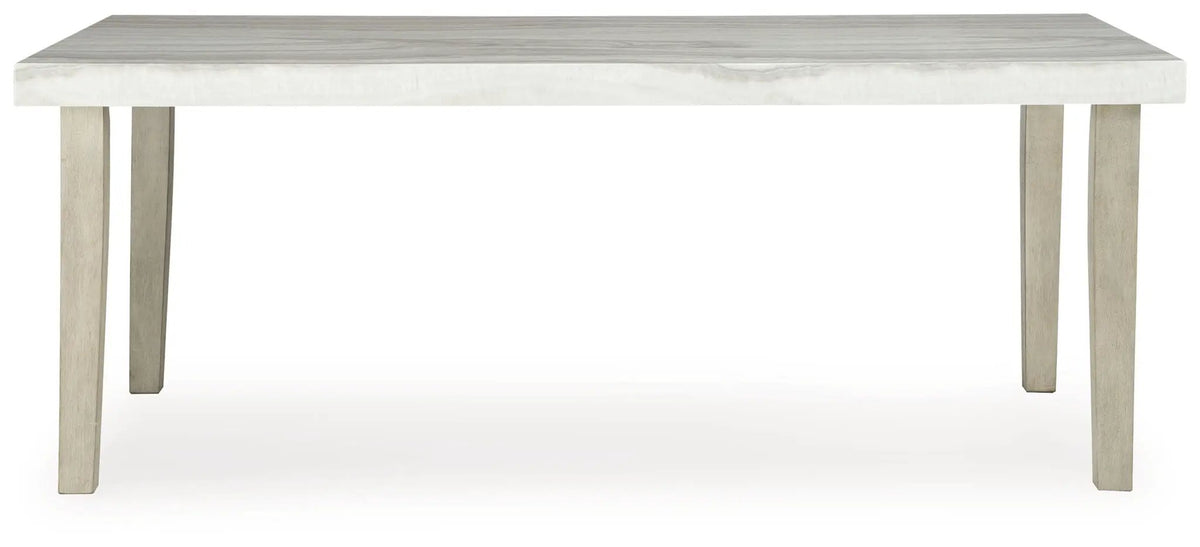 Larawyn Counter Height Dining Table | 42 Inch Square | Faux Marble Top | Gray Veining