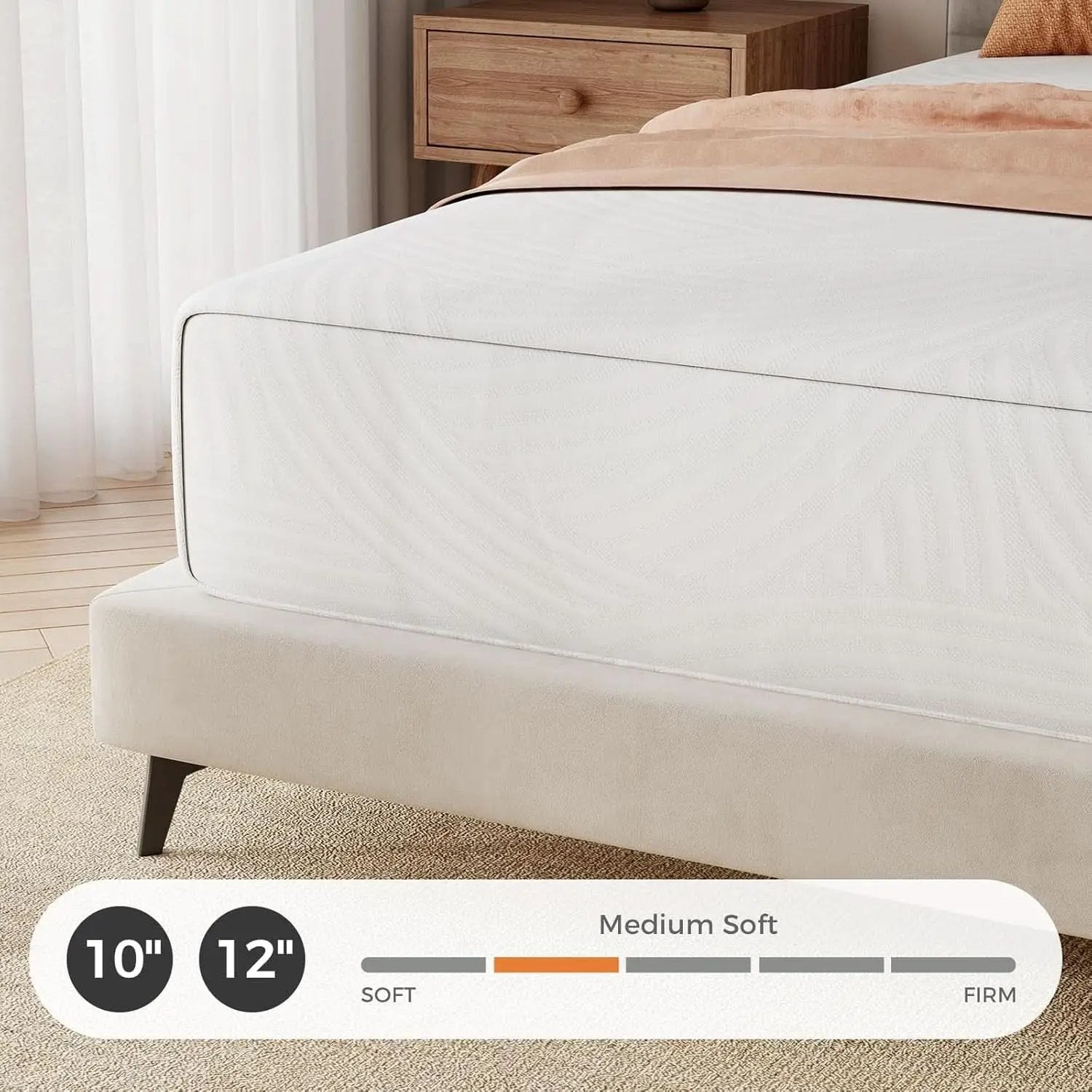Queen 10 Inch Boxed Memory Foam MattressReliefIsolation from PriceLows™