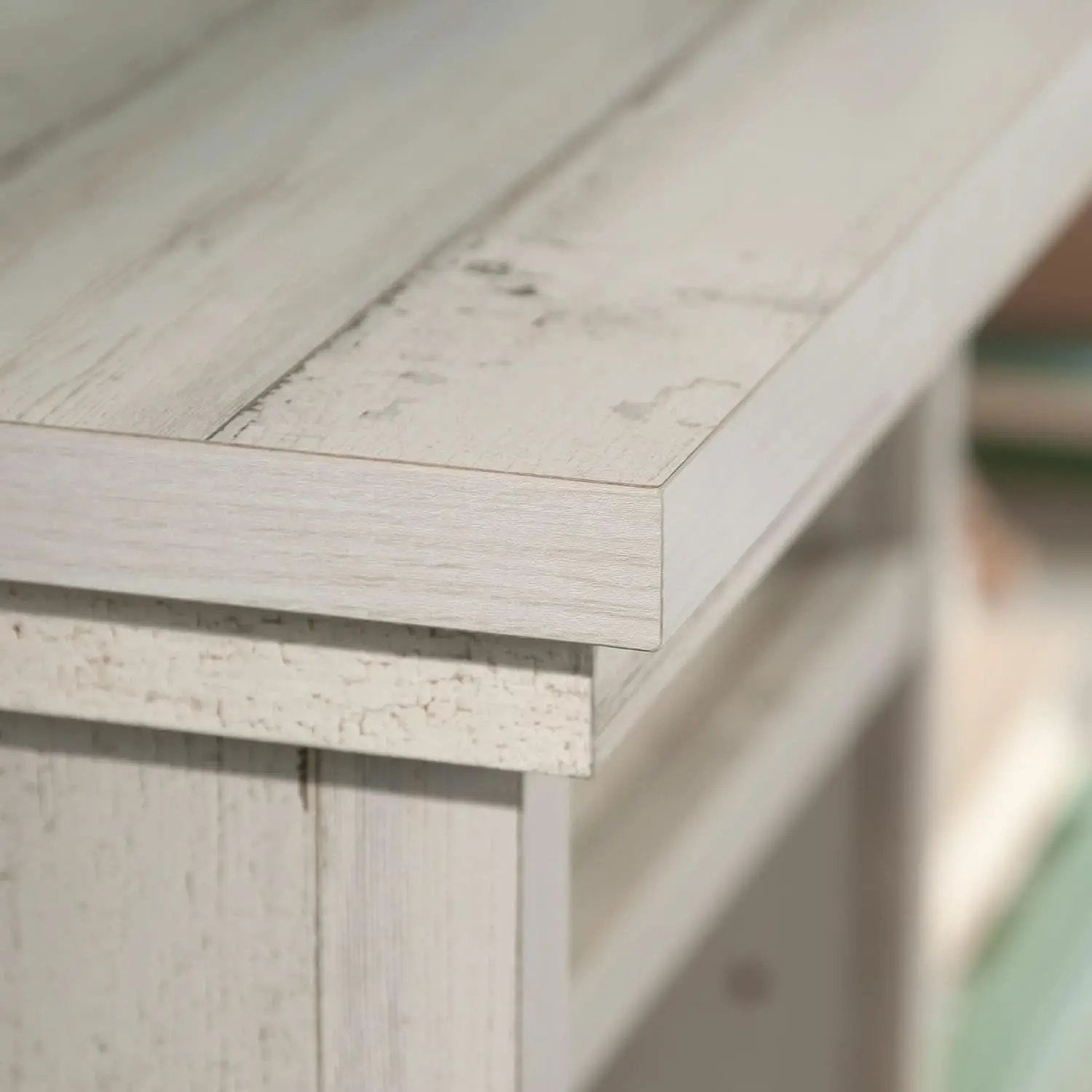 Versatile White Plank Headboard with Adjustable Storage Shelves from PriceLows™